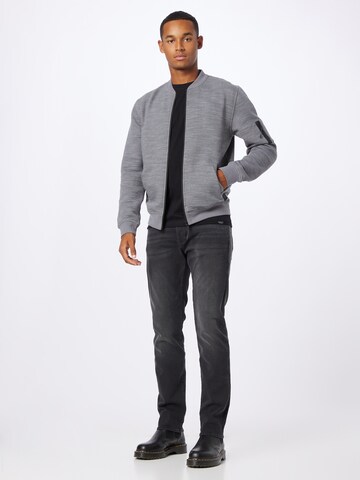 Veste de survêtement 'Lanyard' INDICODE JEANS en gris