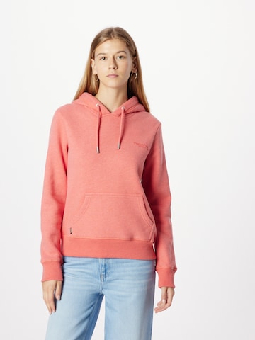 Superdry Sweatshirt 'Essential' in Orange: predná strana