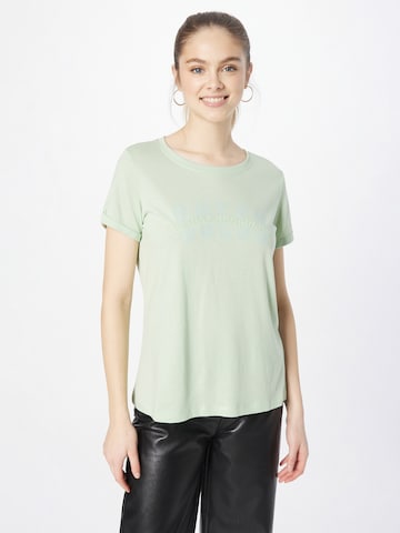 GUESS T-shirt 'AGATA' i grön: framsida