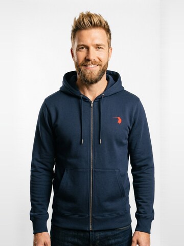 Rednib Sweatjacke 'Express Stitch'‌‌‌‌‌‌‌ in Blau