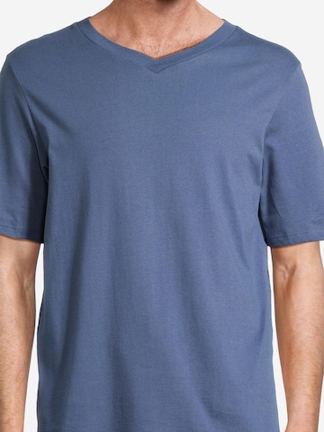 SCHIESSER Pajama short 'Night & Home' in Blue