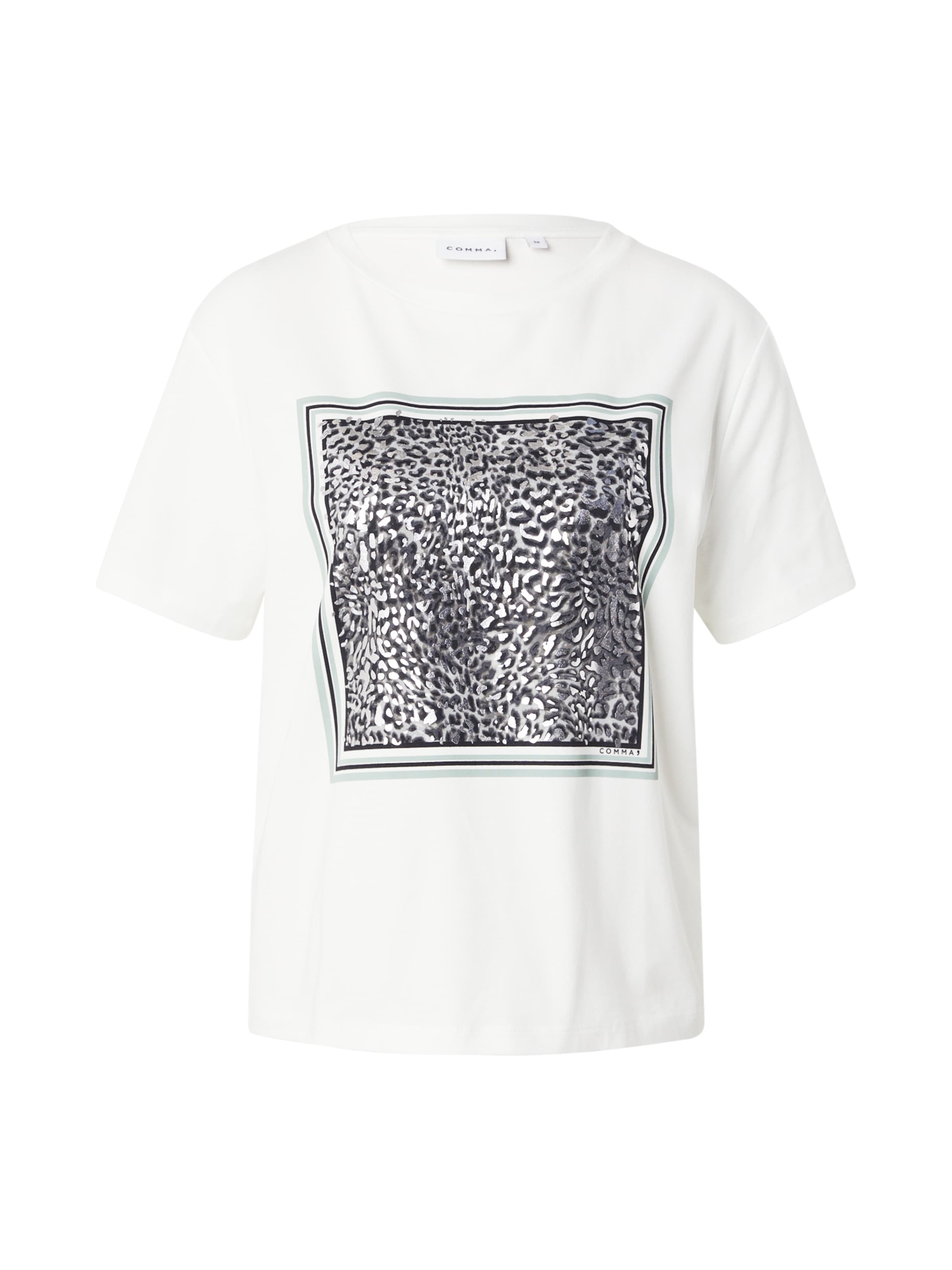 Maglietta di COMMA in bianco: frontale