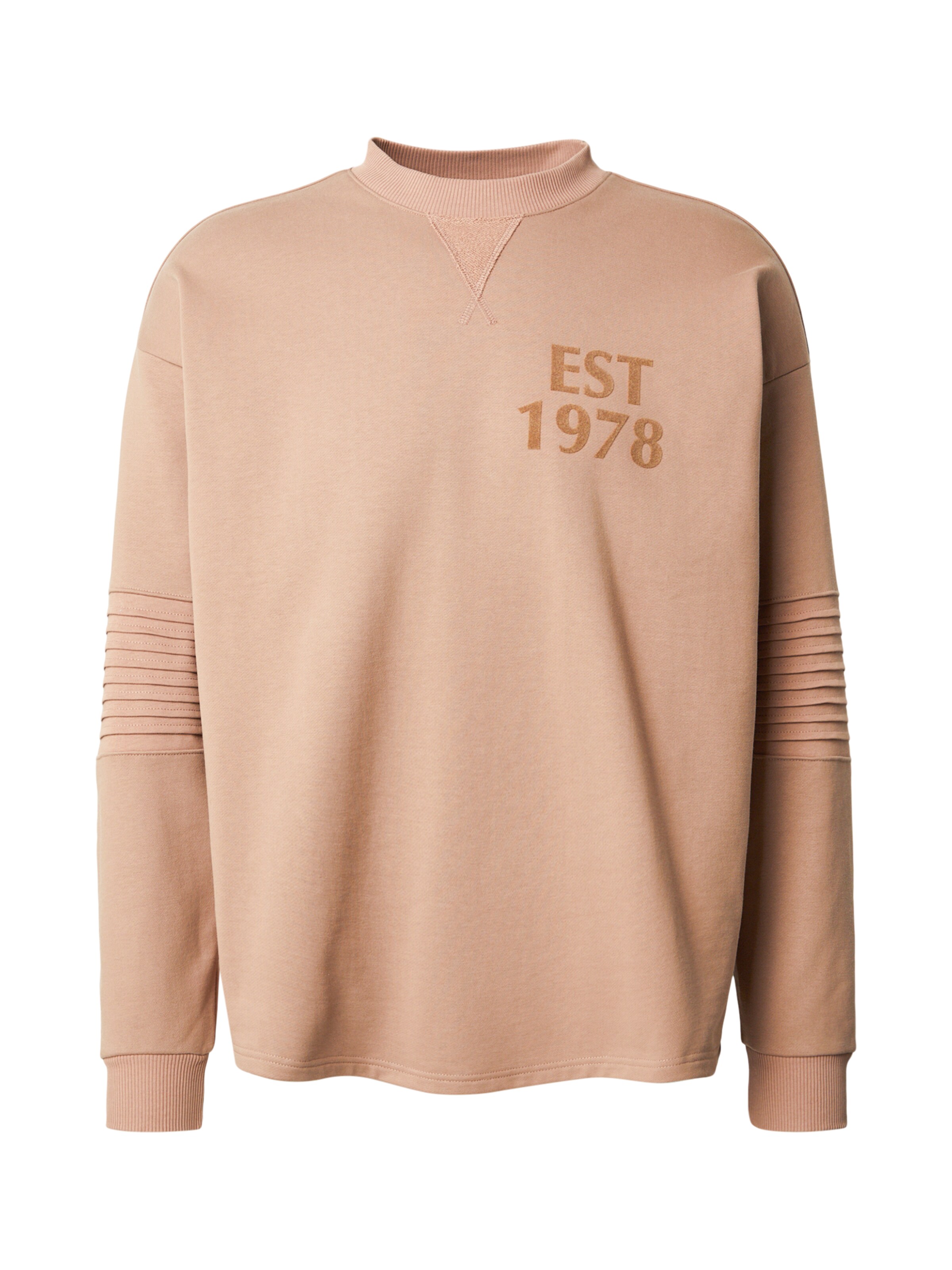 Carlo Colucci Sweatshirt in Braun: Vorderseite