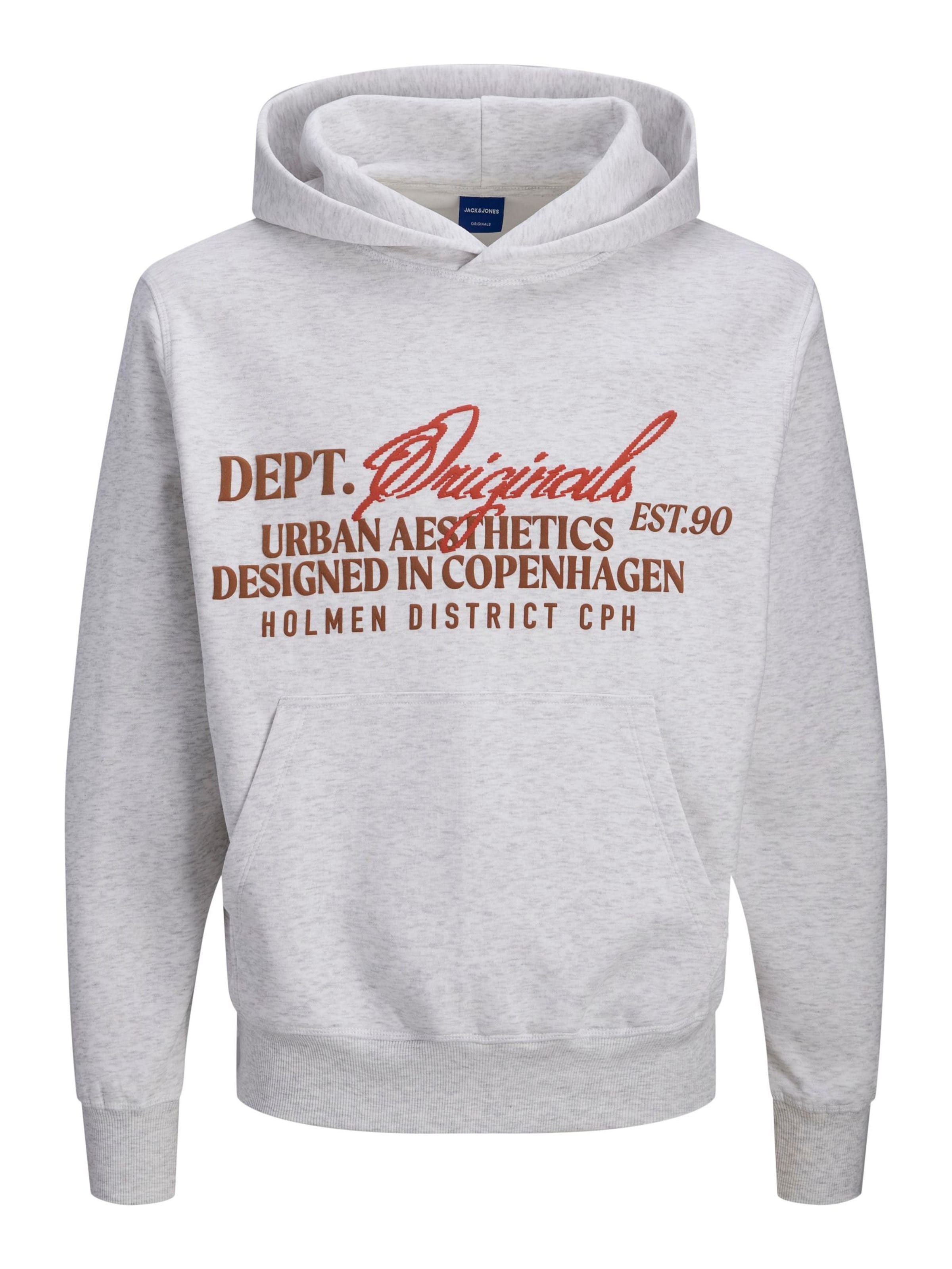 JACK & JONES - Jersey 'JJ' en gris: frente