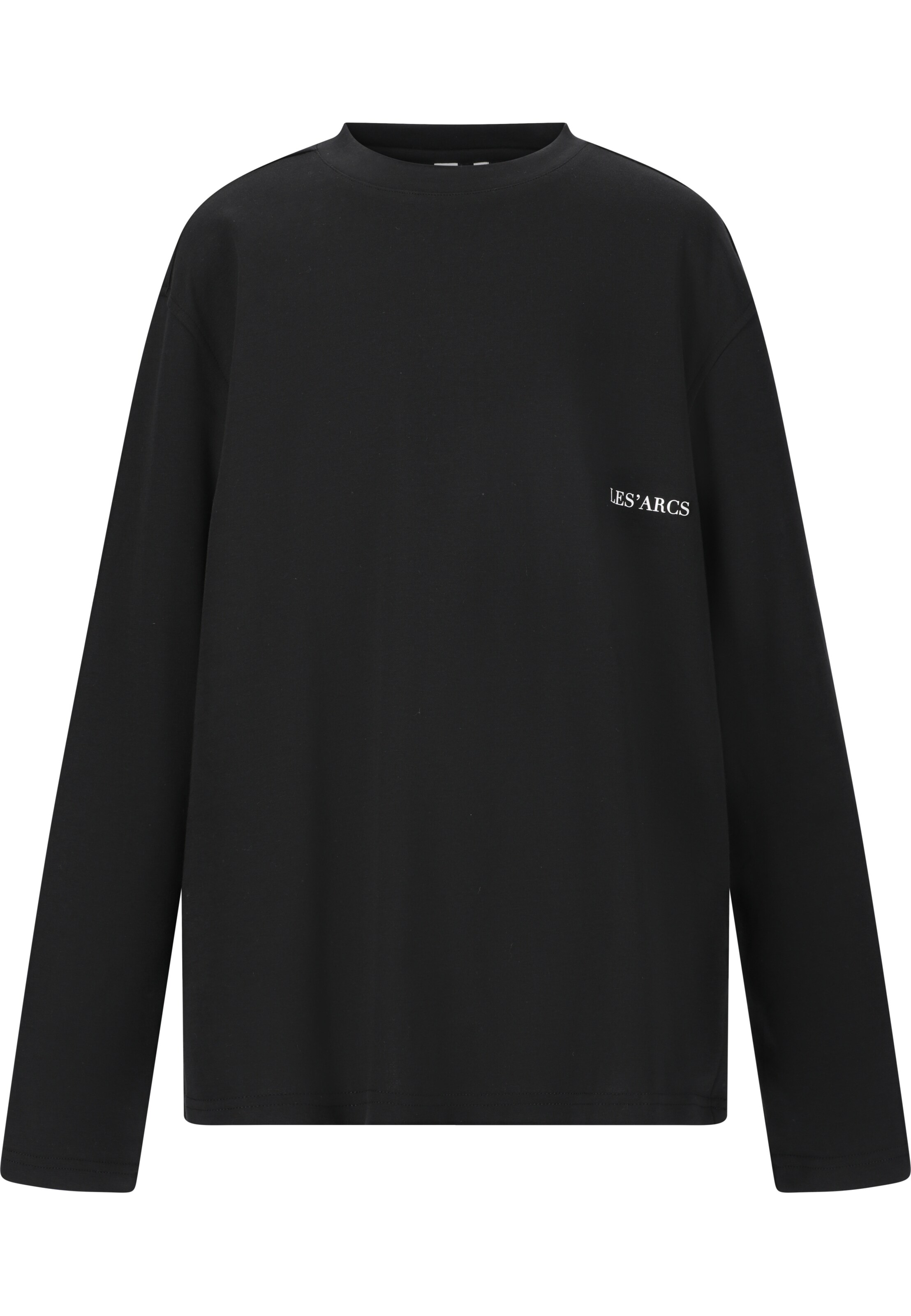 Les'Arcs Shirt 'Zive' in Black: front