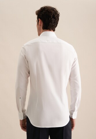 SEIDENSTICKER Slim fit Zakelijk overhemd in Wit