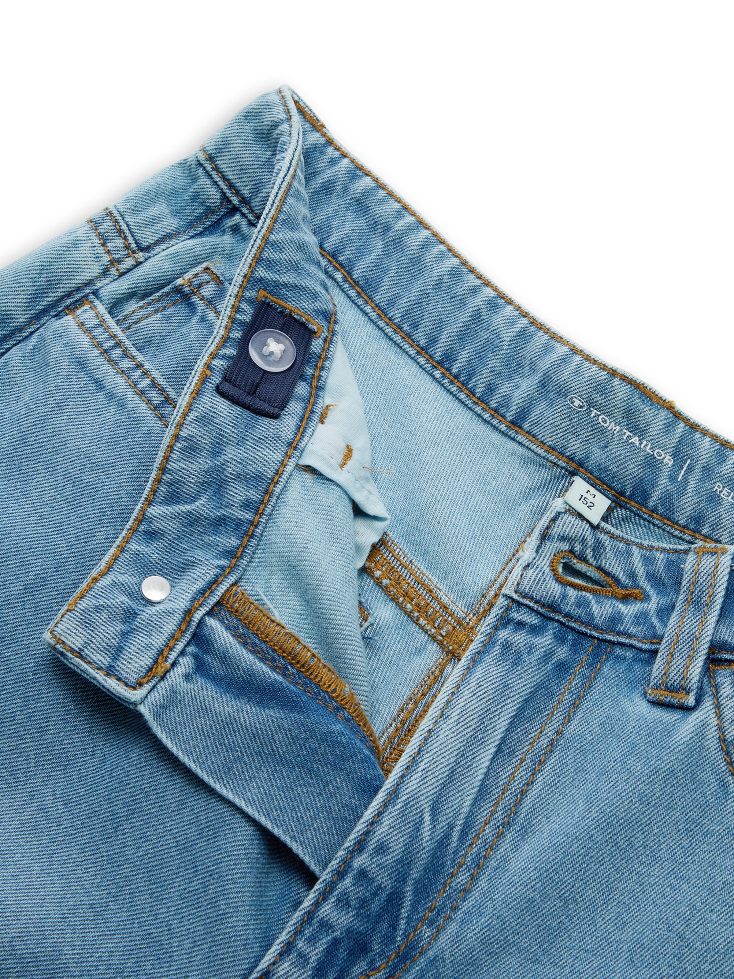 TOM TAILOR Loosefit Jeans in Blau