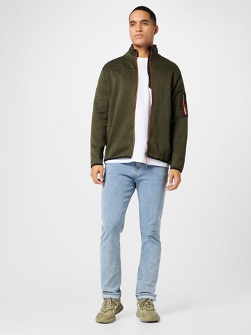 Jack's Fleece jas in Groen