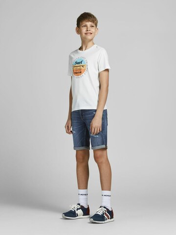 Jack & Jones Junior Normalny krój Jeansy 'Rick' w kolorze niebieski