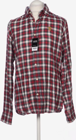 Bogner Fire + Ice Button Up Shirt in XL in Red: front