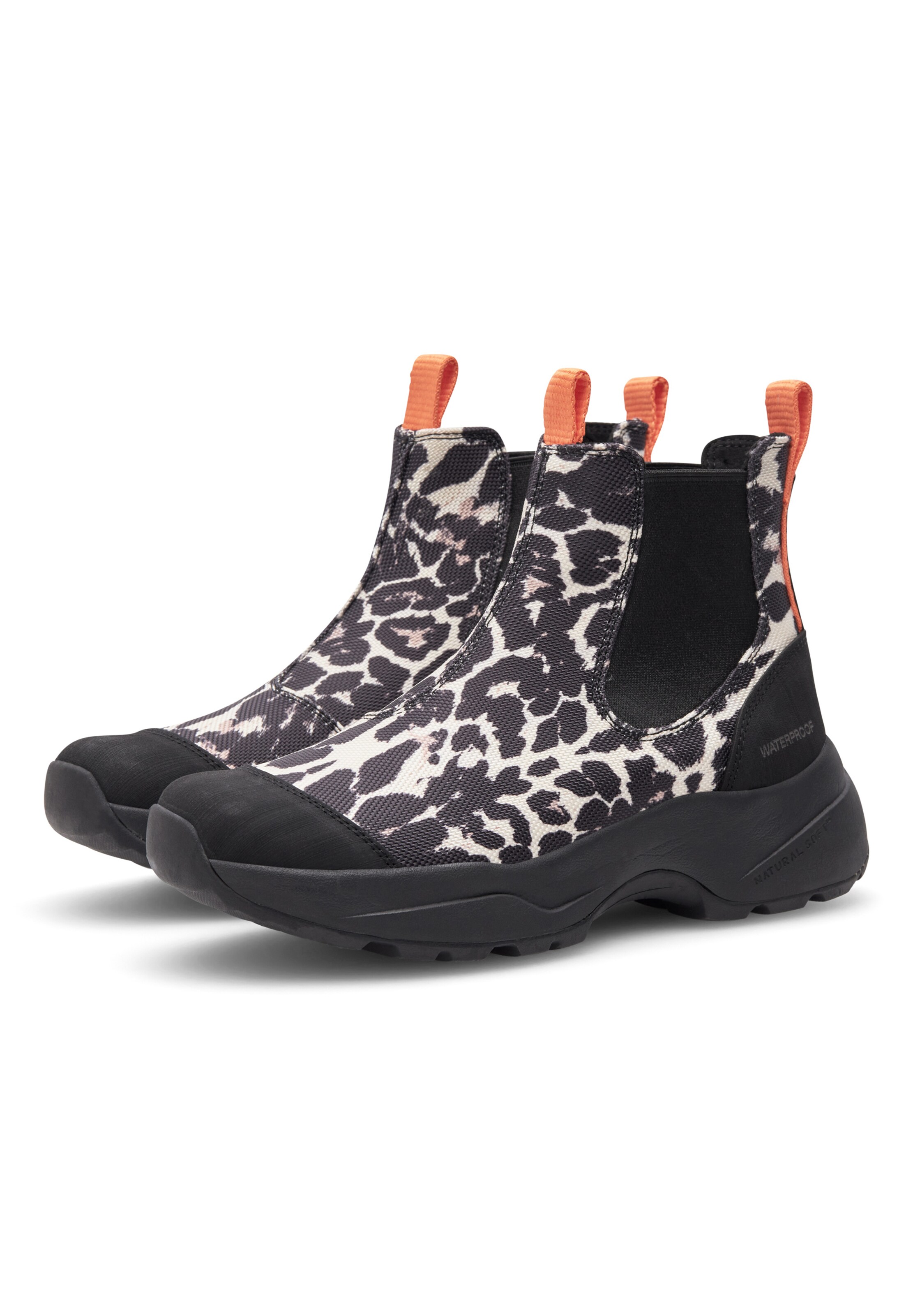 WODEN Støvletter 'Siri Leo' i blandingsfarvet