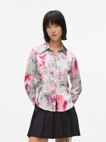 KARL LAGERFELD JEANS - Blusa em rosa: frente