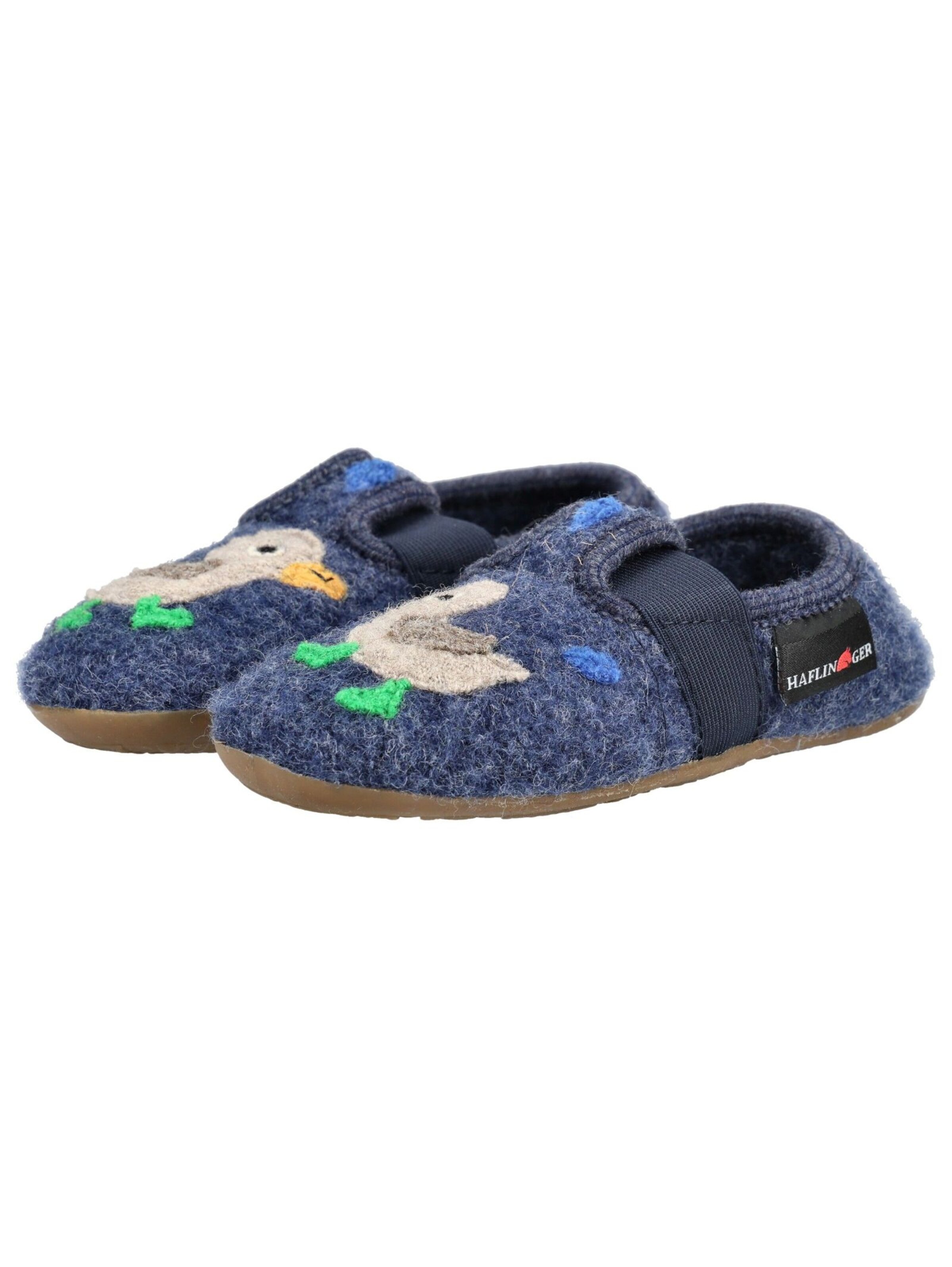 Pantoufle HAFLINGER en bleu