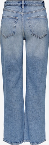 ONLY Wide Leg Jeans 'Juicy' i blå