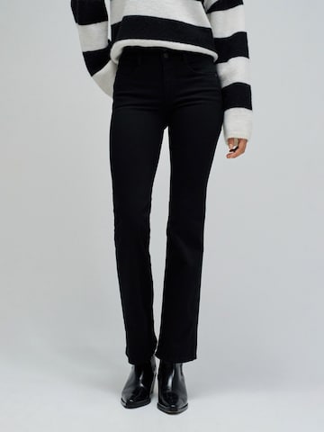 Salsa Jeans Flared Jeans in Zwart: voorkant