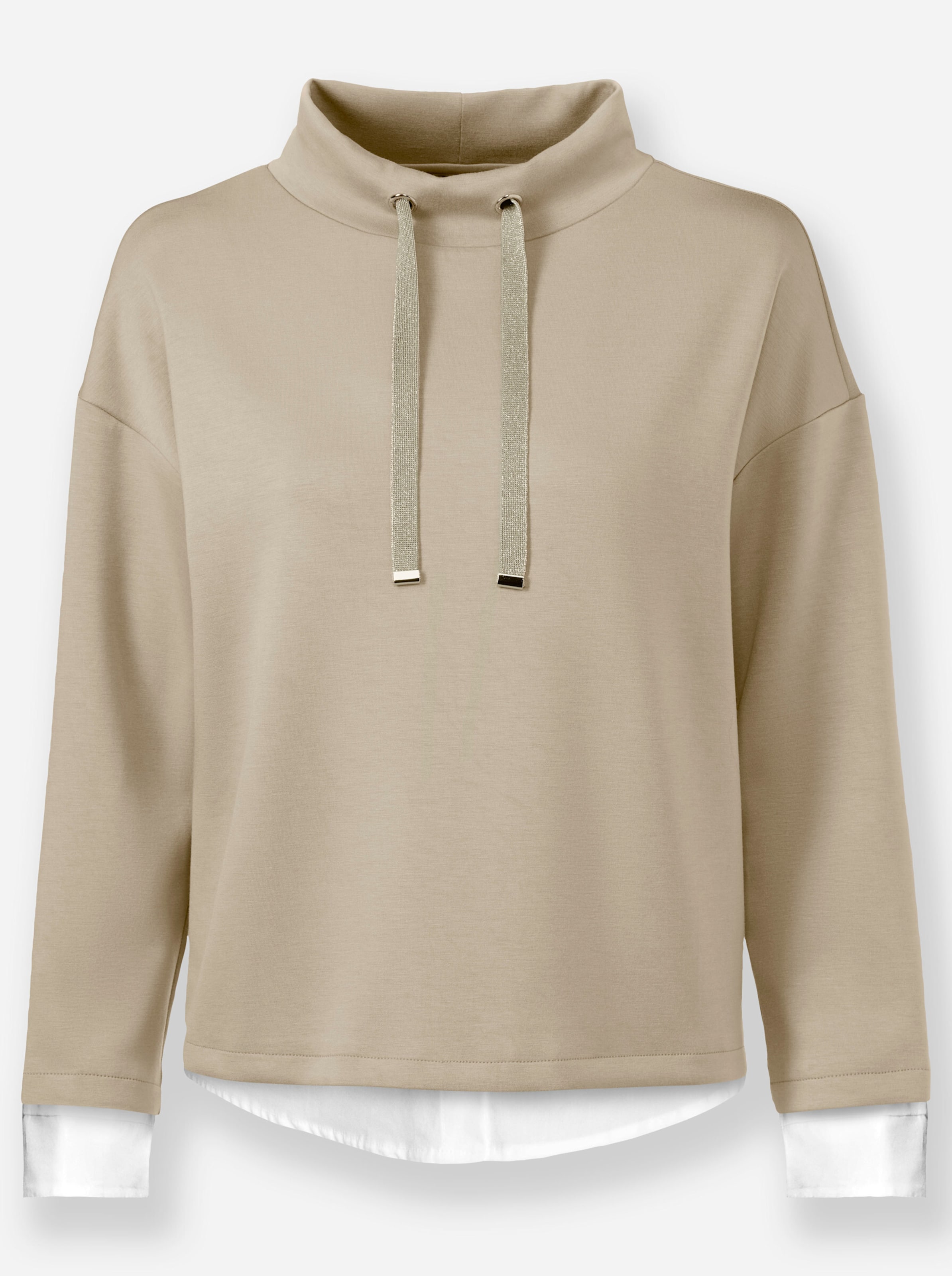 heine Sweatshirt in Braun: Vorderseite