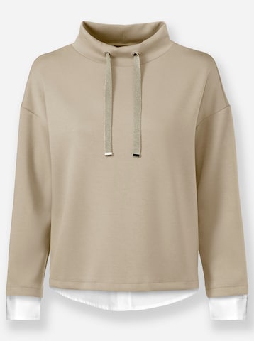 heine - Sweatshirt em castanho: frente