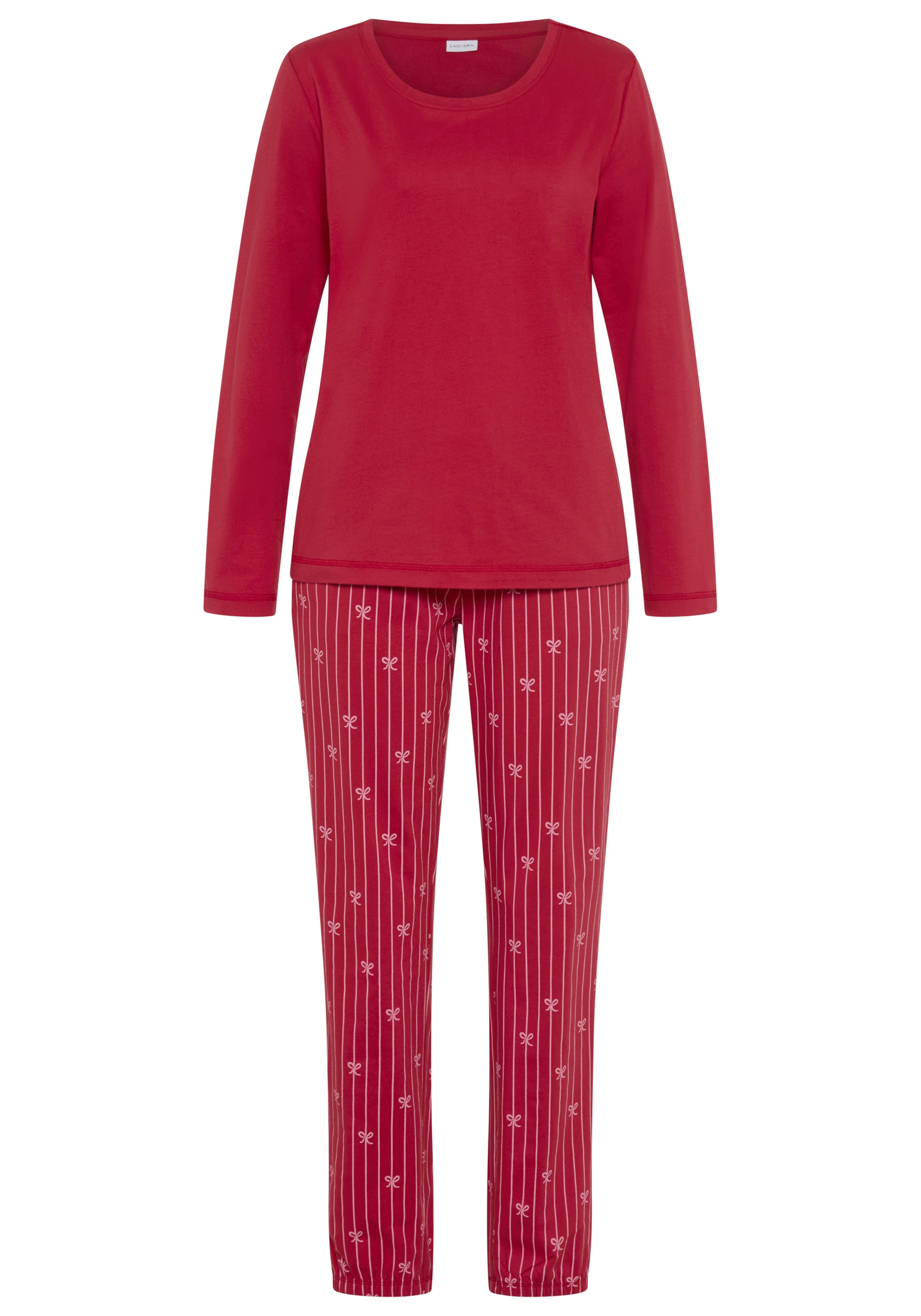 LASCANA - Pijama en rojo: frente