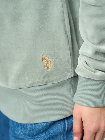 U.S. POLO ASSN. Sweatshirt 'Gurli' in Grün