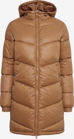 Oxmo Winter Coat 'Tabata' in Brown: front