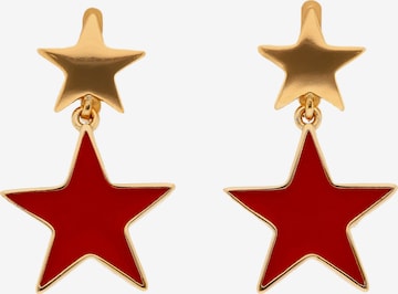 Boucles d'oreilles myMo ROCKS en rouge : devant