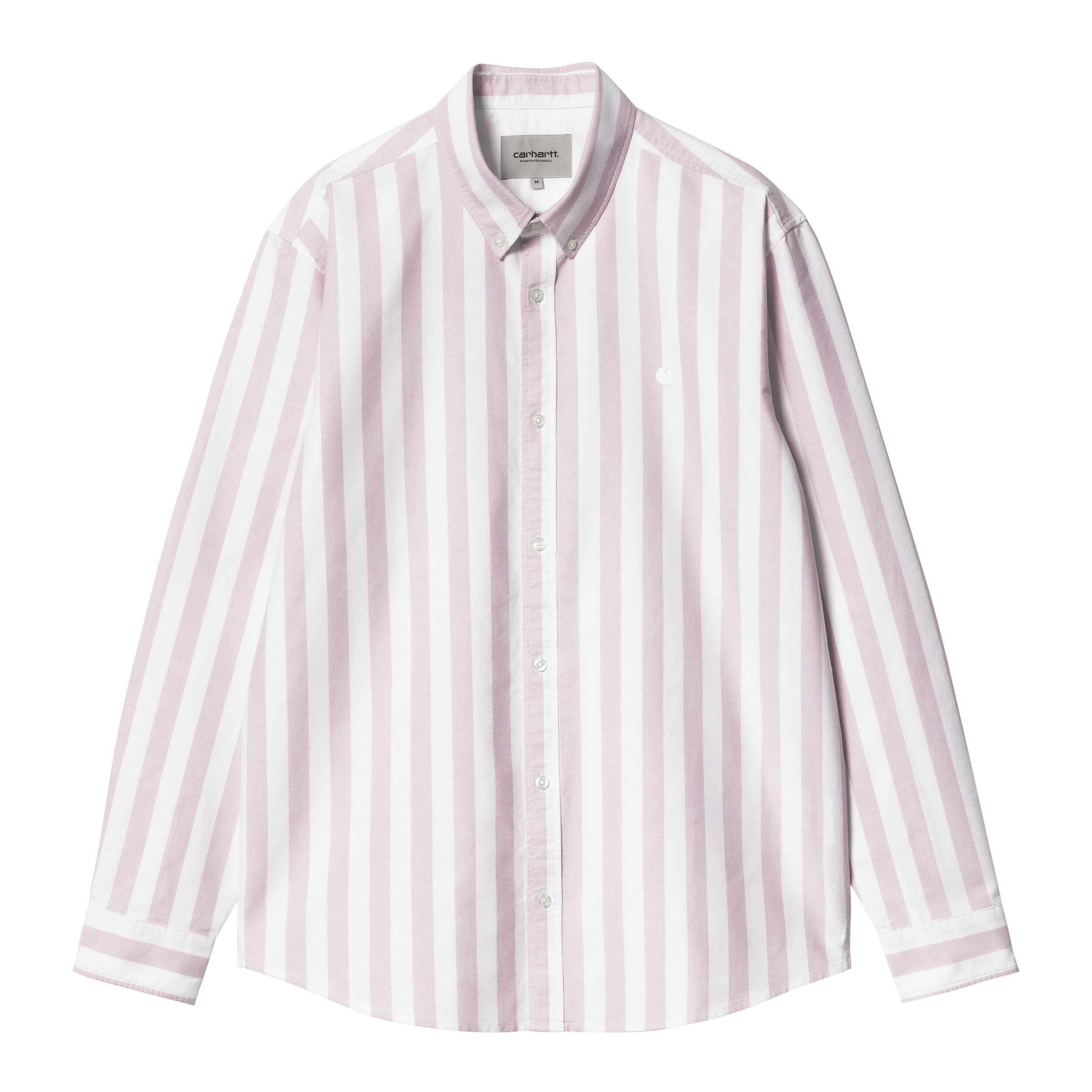 Carhartt WIP Comfort fit Button Up Shirt 'Dillion' in White: front