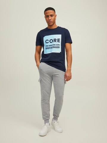 JACK & JONES Tapered Cargo nadrágok 'GORDON' - szürke