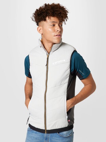 ICEPEAK Sportbodywarmer 'Davis' in Grijs: voorkant