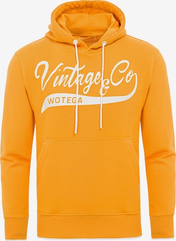 WOTEGA Sweatshirt 'WT Star' in Gelb: Vorderseite
