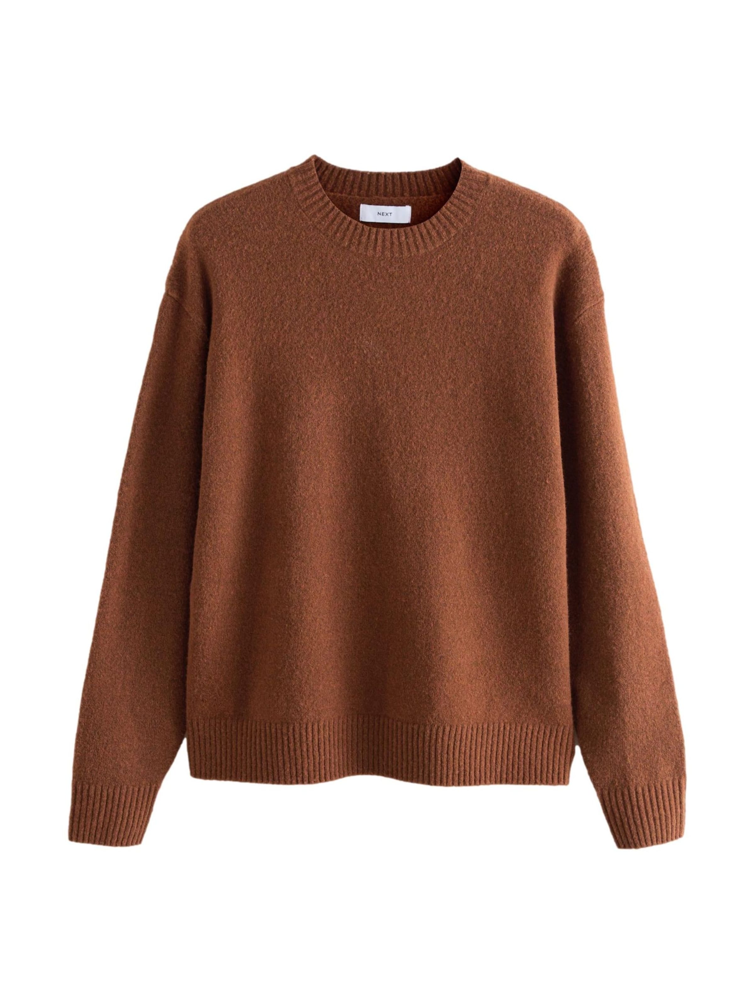 Next Pulóver - barna: elől