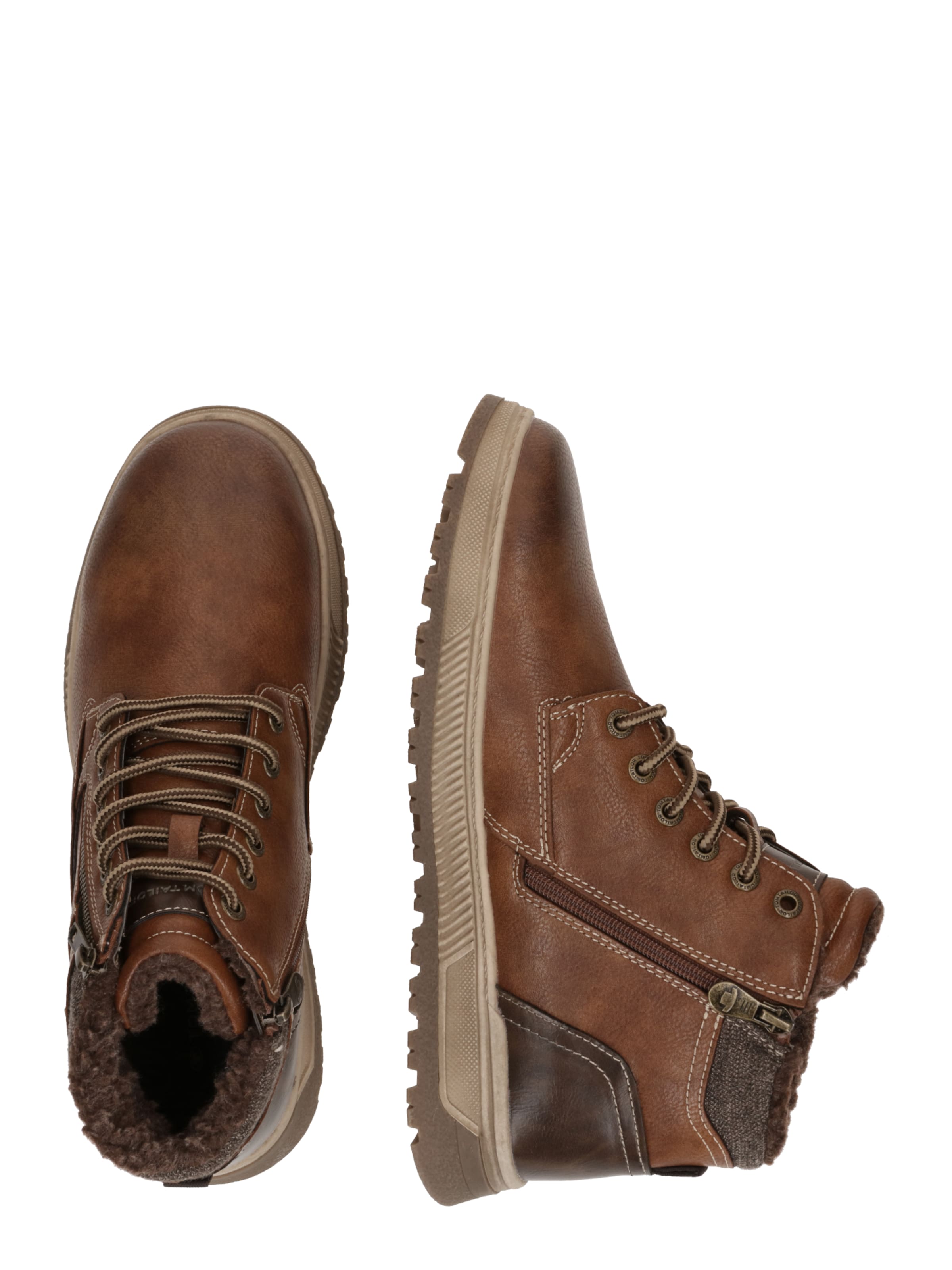 TOM TAILOR Boots in Brown