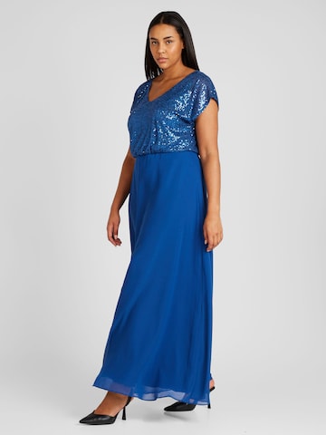 Robe de soirée SWING Curve en bleu