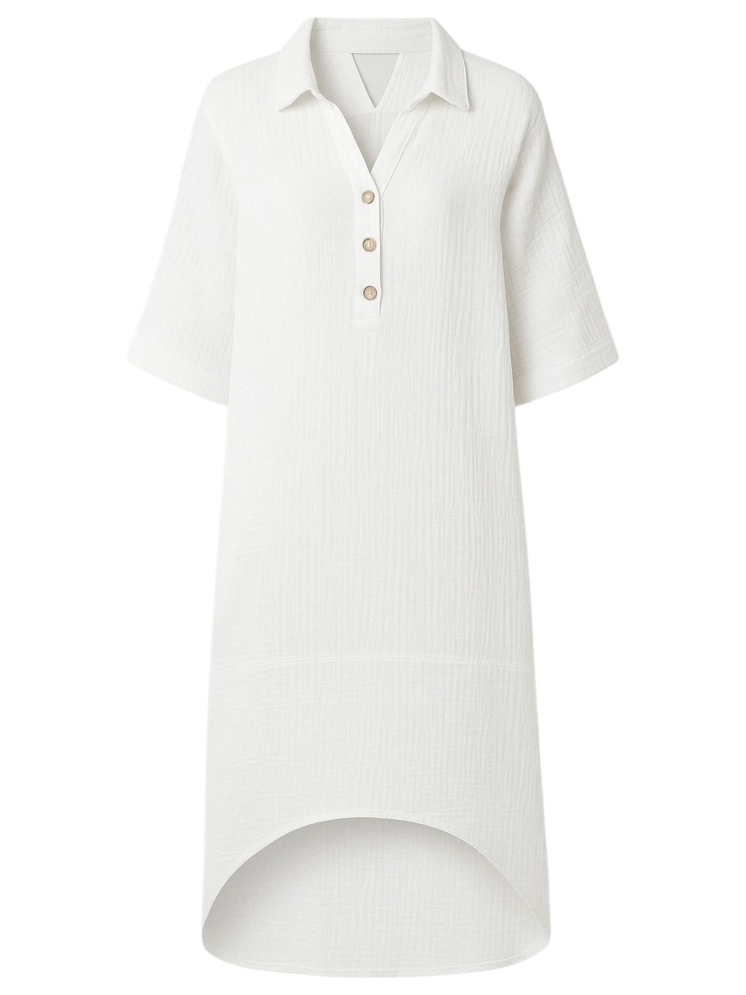 WENOR Blusenkleid 'Mira'‌‌‌‌‌‌ in Weiß: Vorderseite