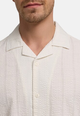 INDICODE JEANS Regular fit Button Up Shirt 'INWallz' in Beige