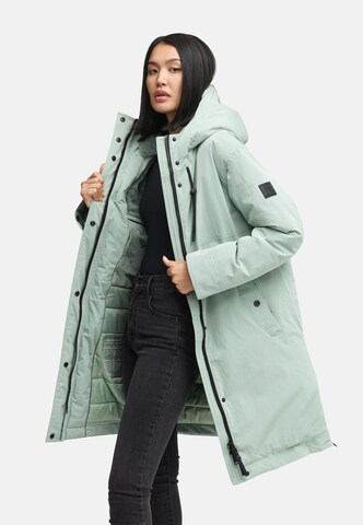 Cappotto invernale 'Hageltanz 14' di NAVAHOO in verde: frontale