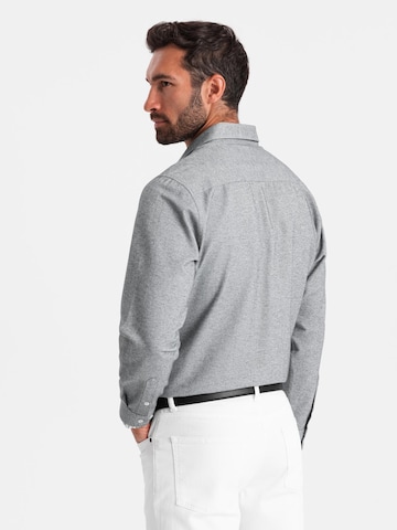 Ombre Regular fit Button Up Shirt 'OM-SHCS-0148' in Grey