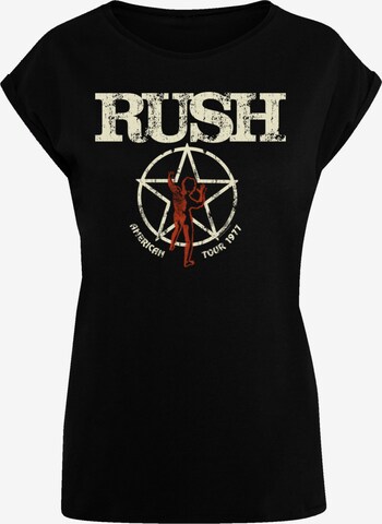 T-shirt 'Rush Rock Band American Tour 1977' F4NT4STIC en noir : devant