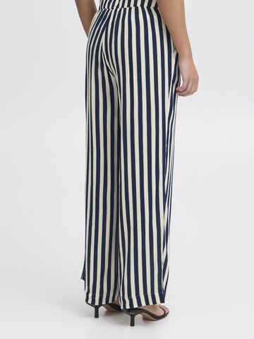 ICHI Loose fit Trousers 'Marrakech' in Blue