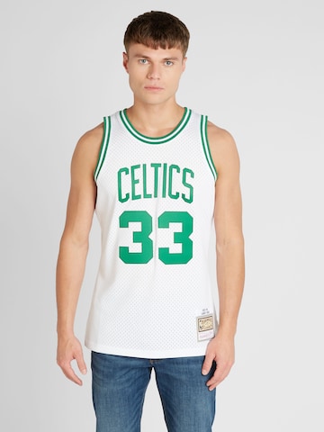 Mitchell & Ness Spordisärk 'NBA Boston Celtics - Larry Bird', värv valge