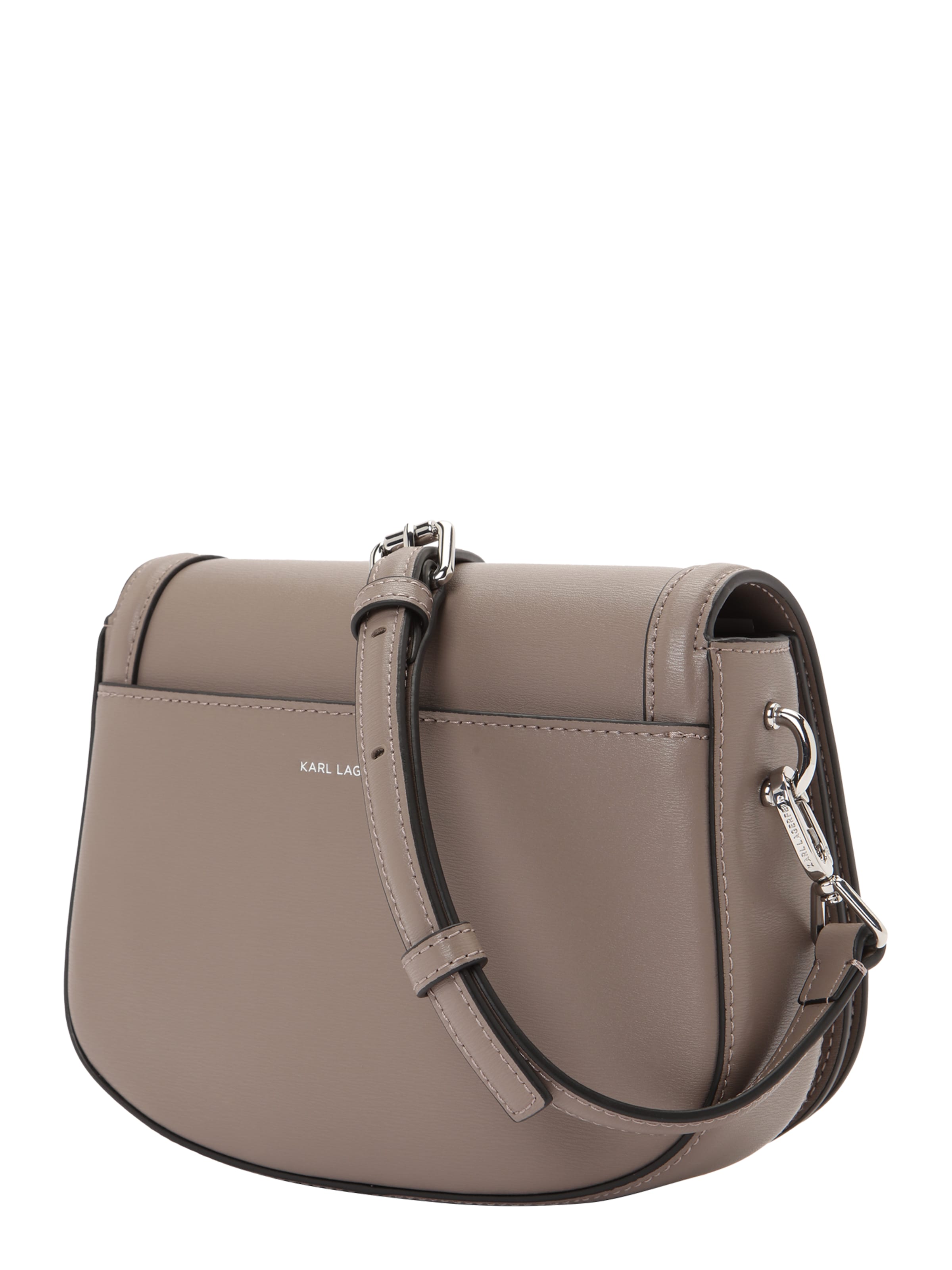Karl Lagerfeld Чанта с презрамки в сиво: отстрани