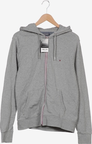 TOMMY HILFIGER Kapuzenpullover L in Grau: predná strana