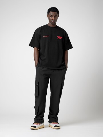 EIGHTYFIVE Regular Cargo Pants in Black