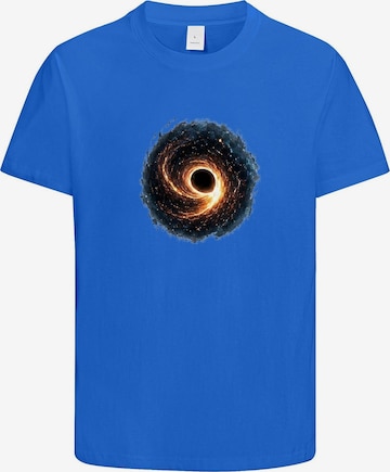 HUSKSWARE Shirt 'Grafik' in Blau: Vorderseite