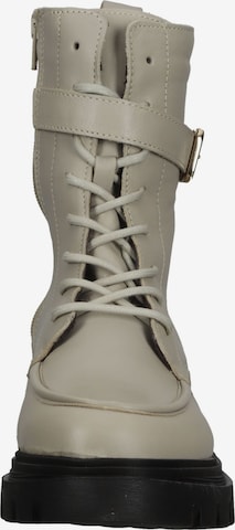 SCAPA Lace-Up Ankle Boots in Beige