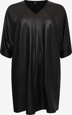 Yoek Dress 'Shine' in Black: front