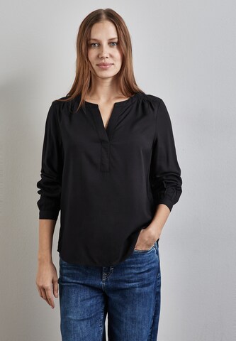 STREET ONE Bluse in Schwarz: Vorderseite