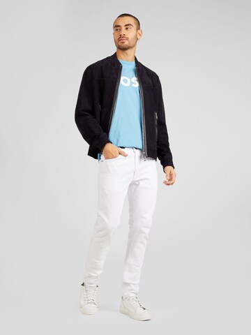 Coupe slim Jean '734' HUGO en blanc