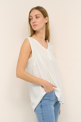 Kaffe Top 'Amber' in White