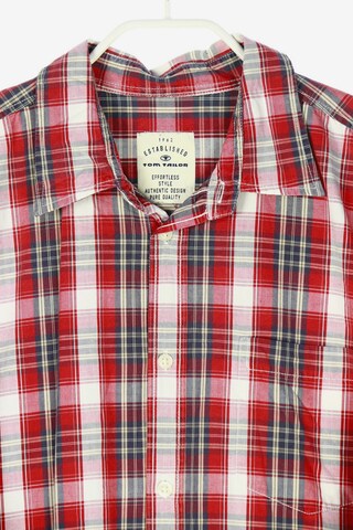TOM TAILOR Button Up Shirt in L in Red