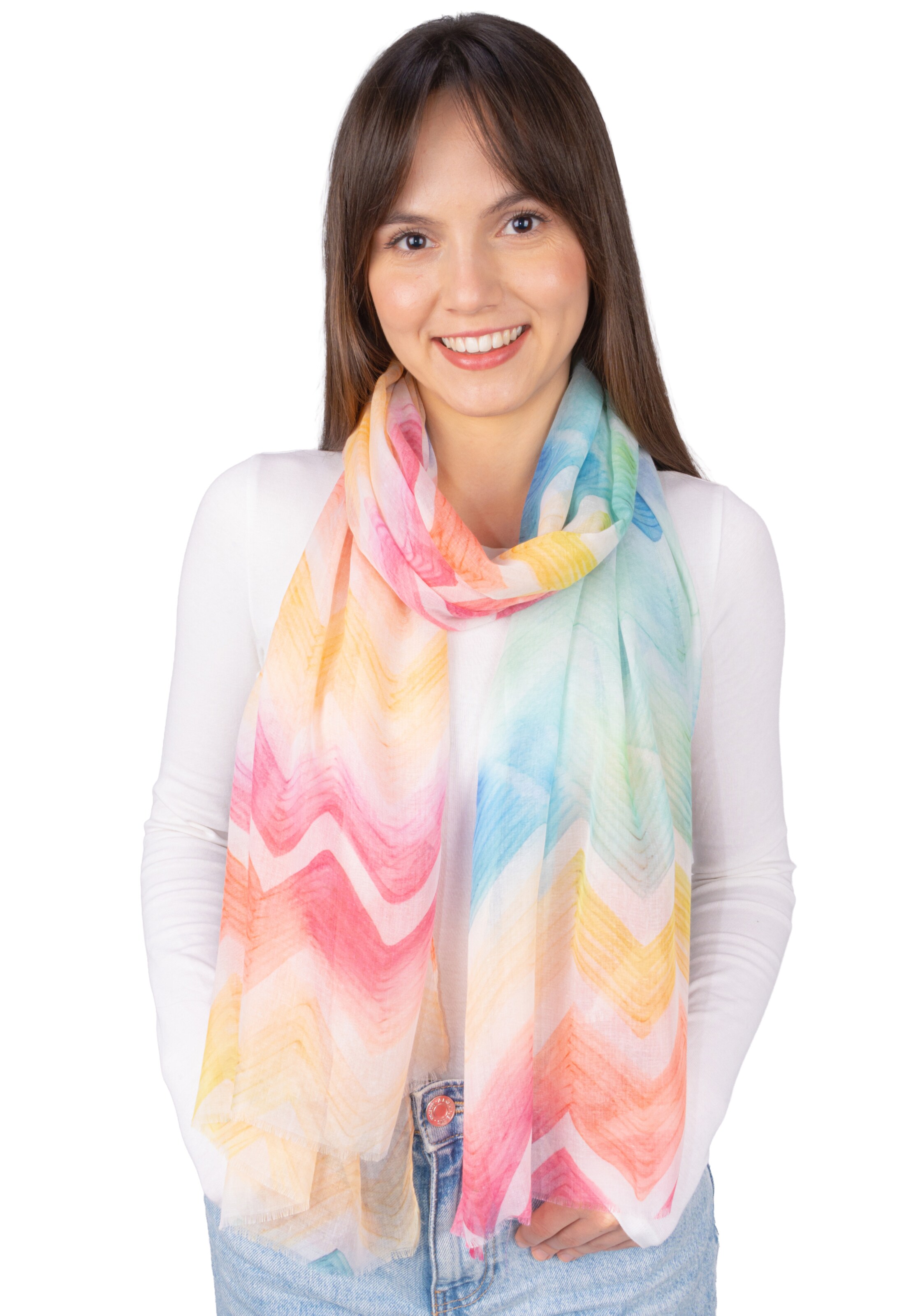 Écharpe 'Mimi' Seasons of April en mélange de couleurs